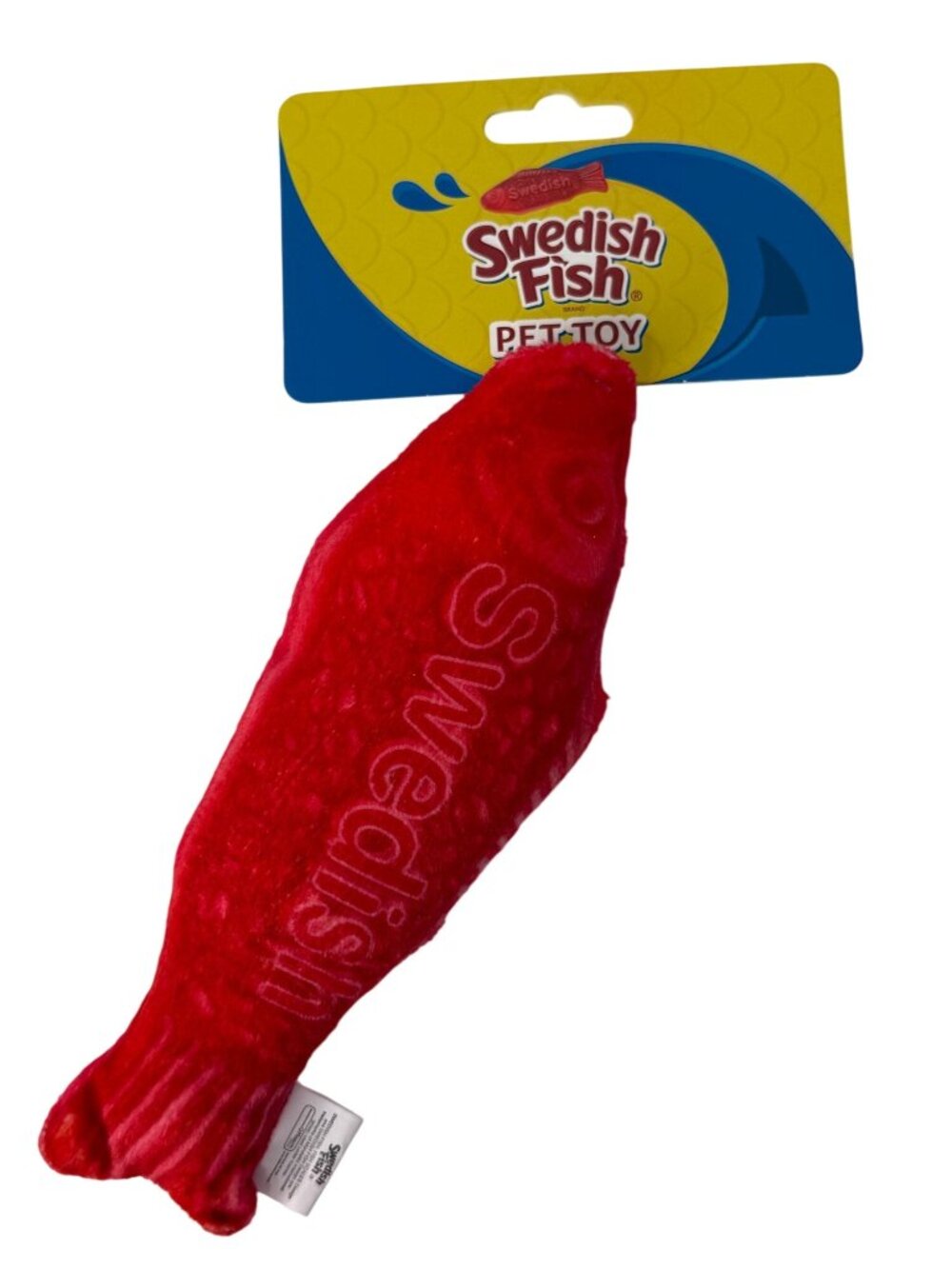Swedish Fish Candy Plush Dog Toy Red Novelty Pet Toy Gift